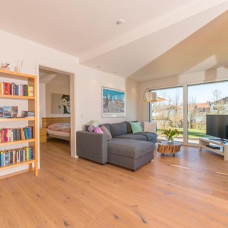 Helle Wohnung Mit Bergblick & Eigener Terrasse Bad Tolz Bagian luar foto