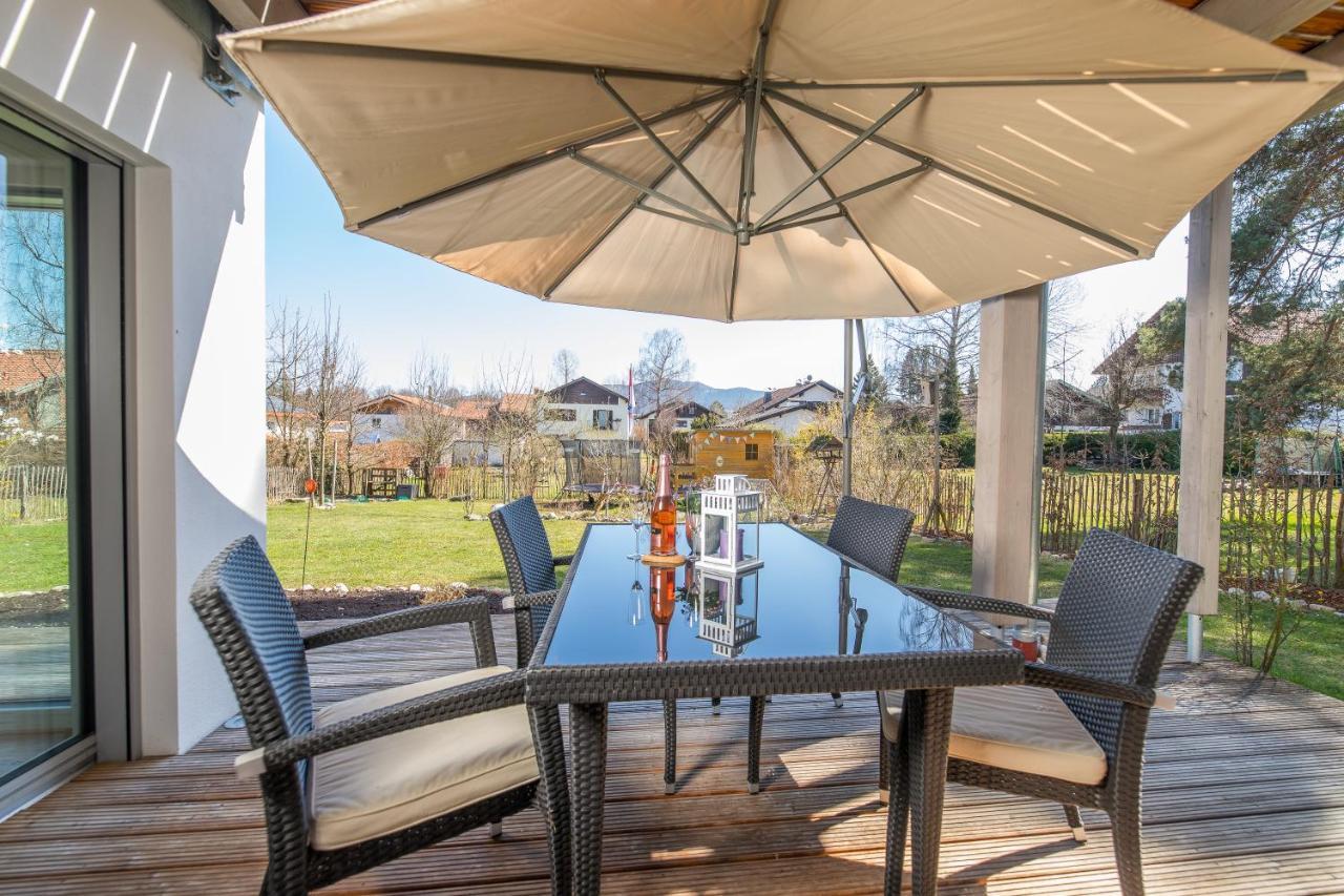 Helle Wohnung Mit Bergblick & Eigener Terrasse Bad Tolz Bagian luar foto