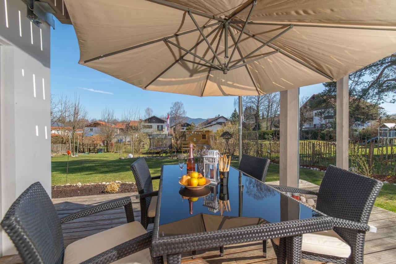 Helle Wohnung Mit Bergblick & Eigener Terrasse Bad Tolz Bagian luar foto