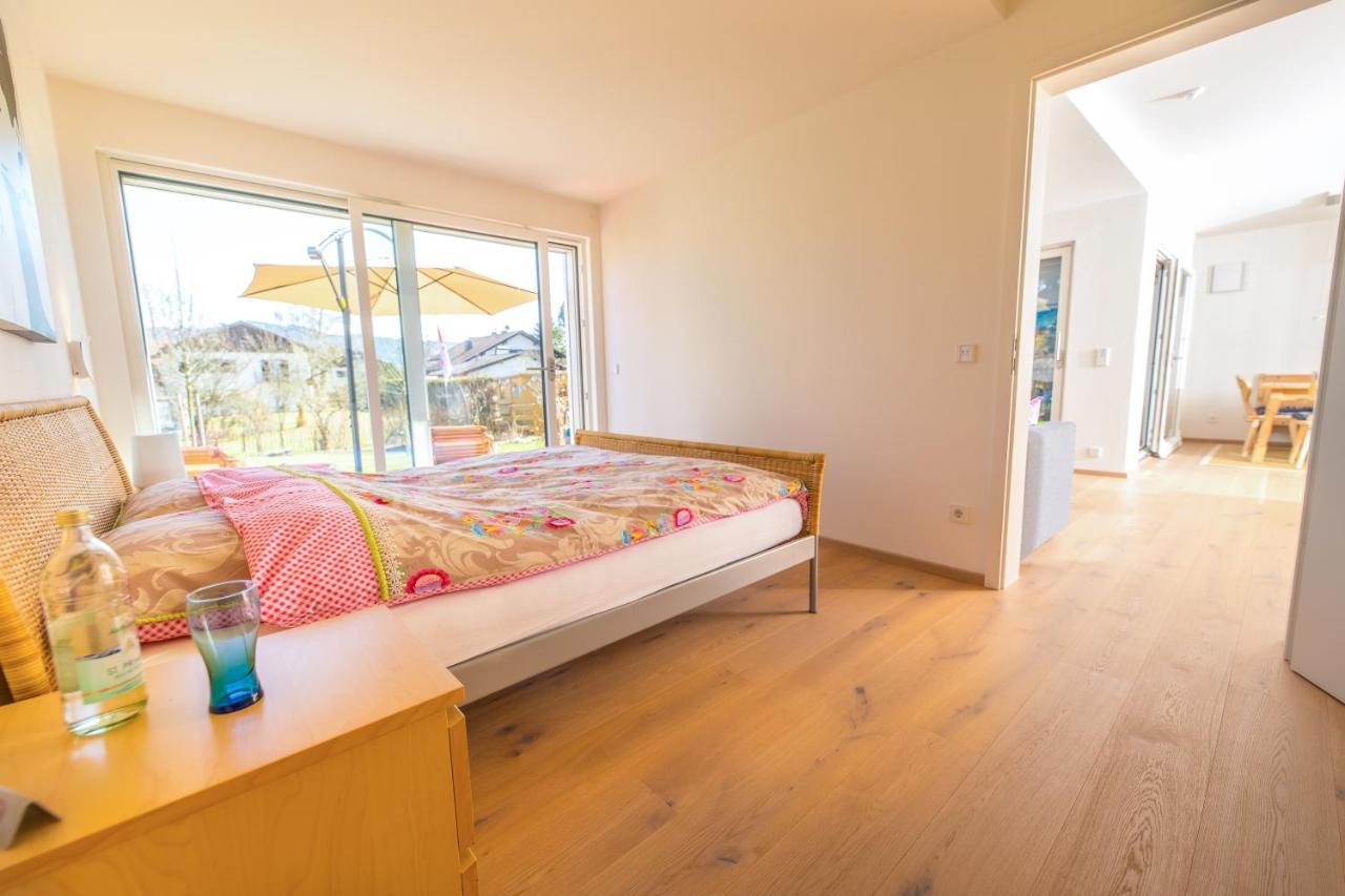 Helle Wohnung Mit Bergblick & Eigener Terrasse Bad Tolz Bagian luar foto