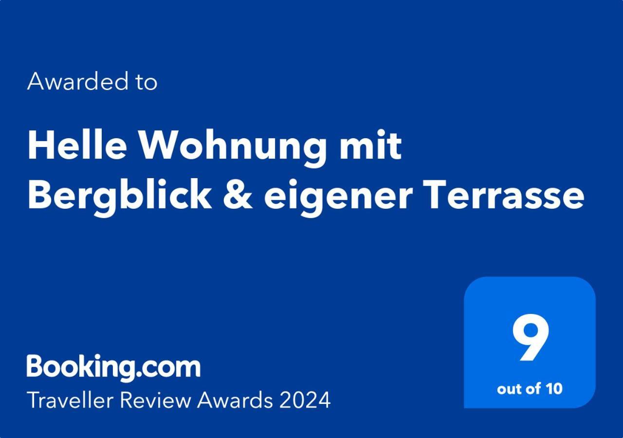Helle Wohnung Mit Bergblick & Eigener Terrasse Bad Tolz Bagian luar foto